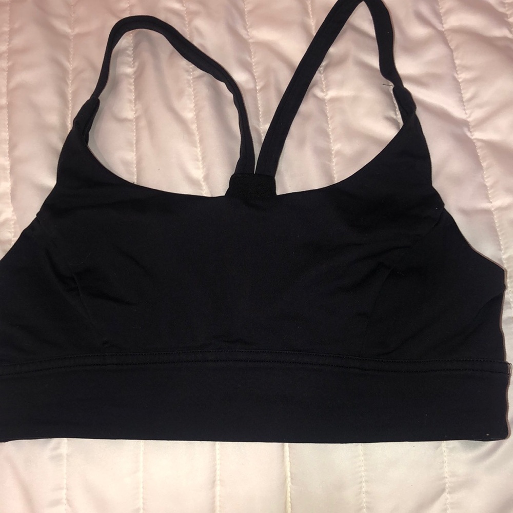 Lululemon Black Racerback Sports Bra